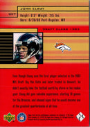 1999 Upper Deck Quarterback Class John Elway