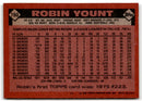 1986 Topps Robin Yount