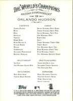 2008 Topps Allen & Ginter Orlando Hudson #104