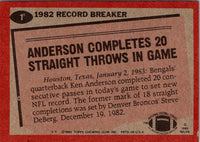1983 Topps Ken Anderson #1