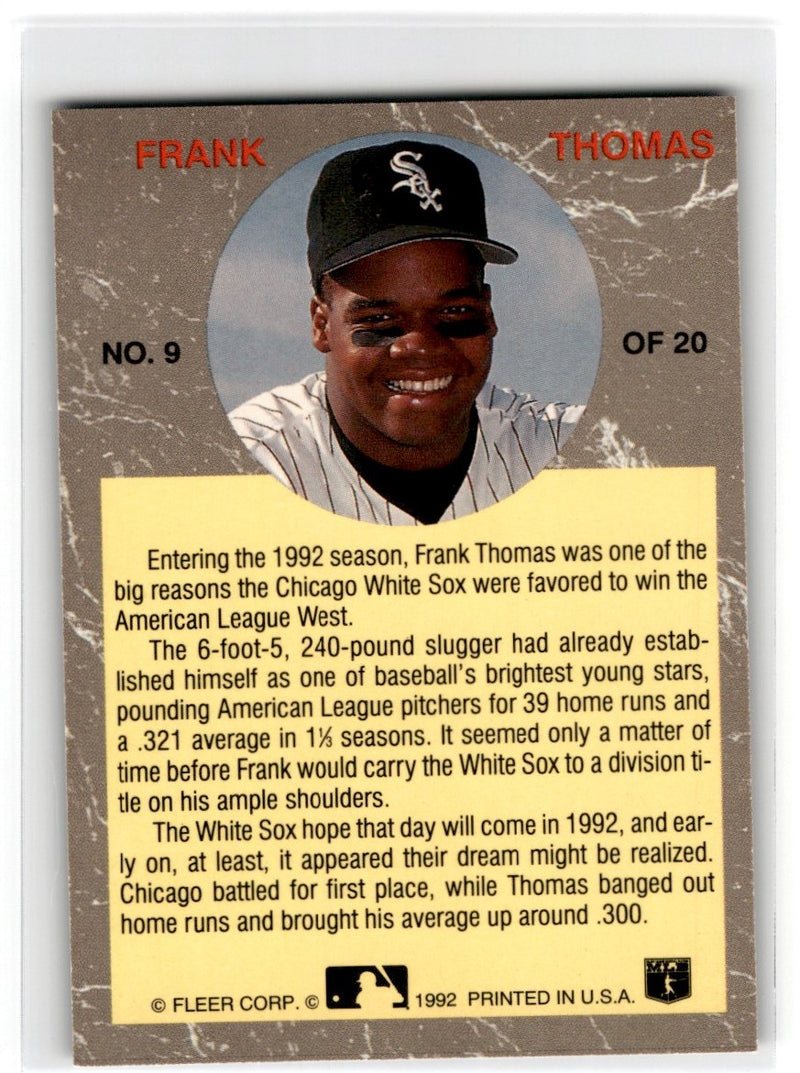 1992 Ultra All-Stars Frank Thomas