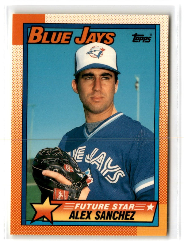 1990 Topps Tiffany Alex Sanchez #563