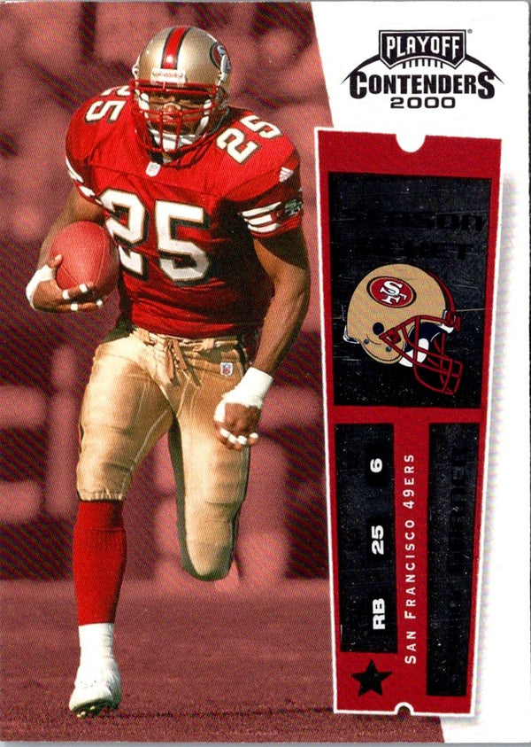 2000 Playoff Contenders Charlie Garner #73