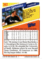 1993 Topps Luis Gonzalez #362