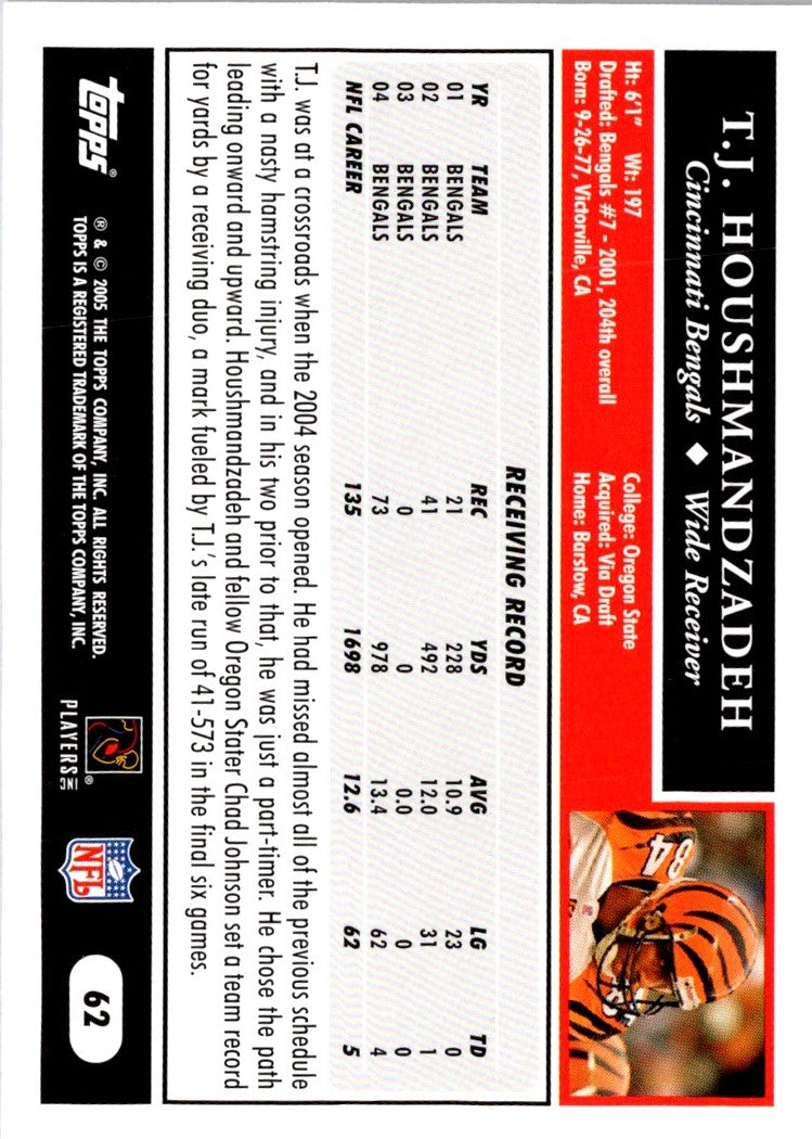 2005 Topps T.J. Houshmandzadeh