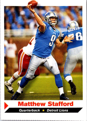 2011 Panini Prime Signatures Signing Hines Ward/Matthew Stafford #6