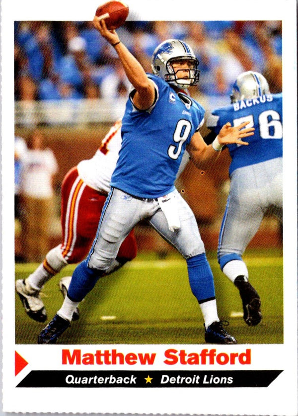 2011 Panini Prime Signatures Signing Hines Ward/Matthew Stafford #6