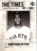 2001 Upper Deck Legends of New York Monte Irvin