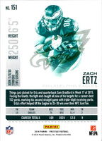 2016 Panini Prestige Zach Ertz #151