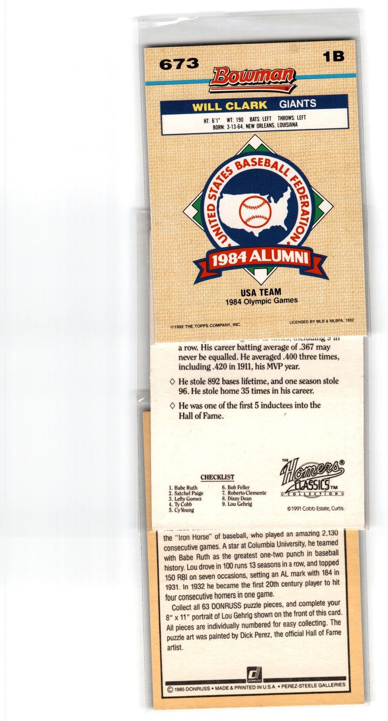 1993 Conlon Collection TSN Lou Gehrig