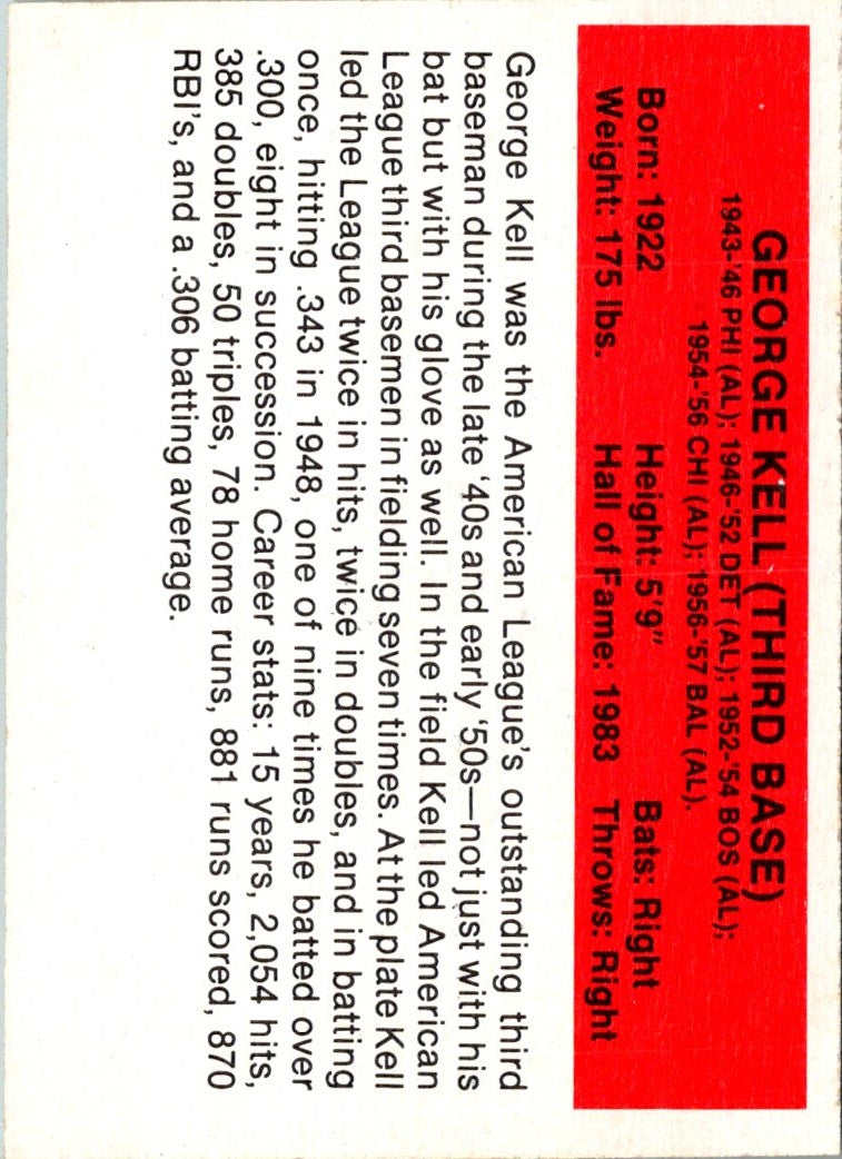 1984 TCMA 1946 Play Ball George Kell