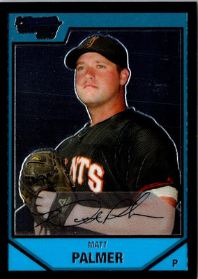 2007 Bowman Chrome Prospects Matt Palmer #BC55