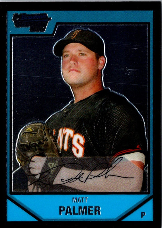 2007 Bowman Chrome Prospects Matt Palmer #BC55