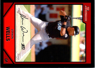 2007 Bowman Vernon Wells #195