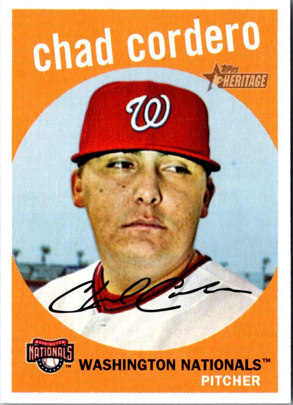 2008 Topps Heritage Chad Cordero #51