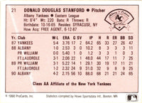 1990 ProCards A and AA Don Stanford #21