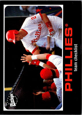 2002 BBM All-Time Heroes Team Checklist 7 #235