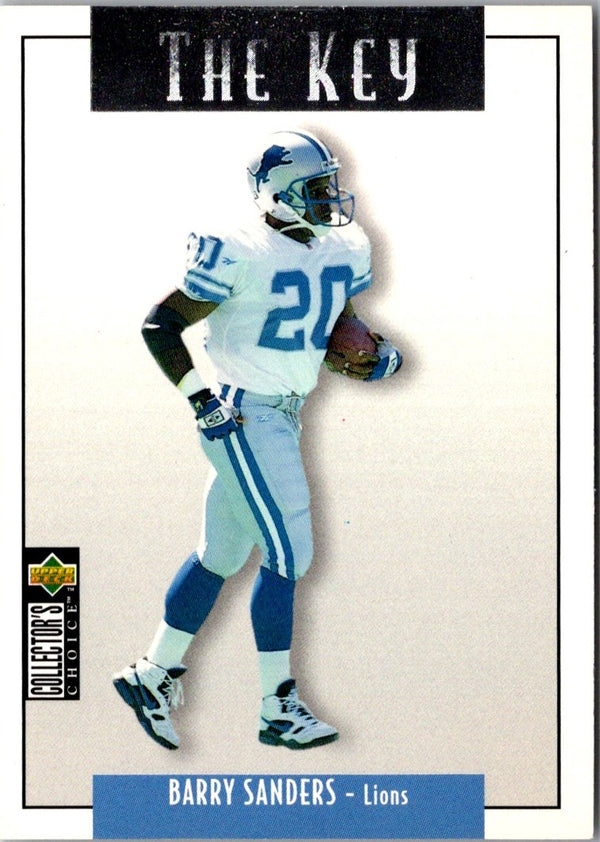 1995 Collector's Choice Barry Sanders #U62