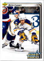 1992 Upper Deck Keith Carney #402B Rookie