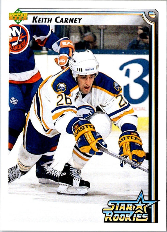 1992 Upper Deck Keith Carney #402B Rookie