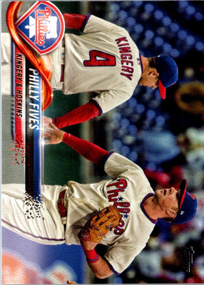 2018 Topps Update Philly Fives (Rhys Hoskins/Scott Kingery) #US128