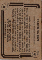 1980 Fleer Team Action Super Bowl #58