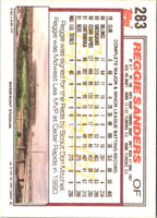 1992 Topps Reggie Sanders #283