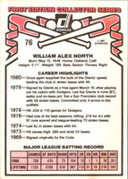 1981 Donruss Bill North #76