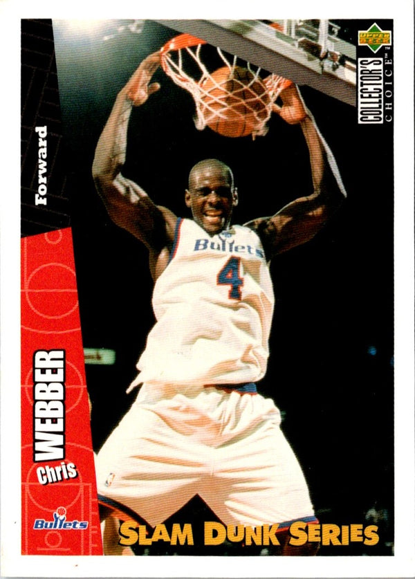 1996 Upper Deck Slam Dunk Series Chris Webber #35