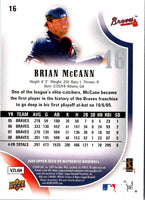 2009 Upper Deck Brian McCann #16