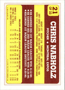 1991 Topps Rookies Chris Nabholz