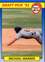 1992 Front Row Draft Picks Mike Warner #71