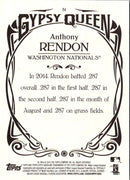2015 Topps Gypsy Queen Anthony Rendon