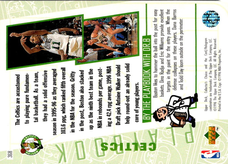 1996 Collector's Choice Dino Radja/Rick Fox/David Wesley
