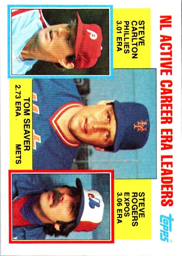 1983 Topps Jerry Koosman/Tom Seaver #NNO