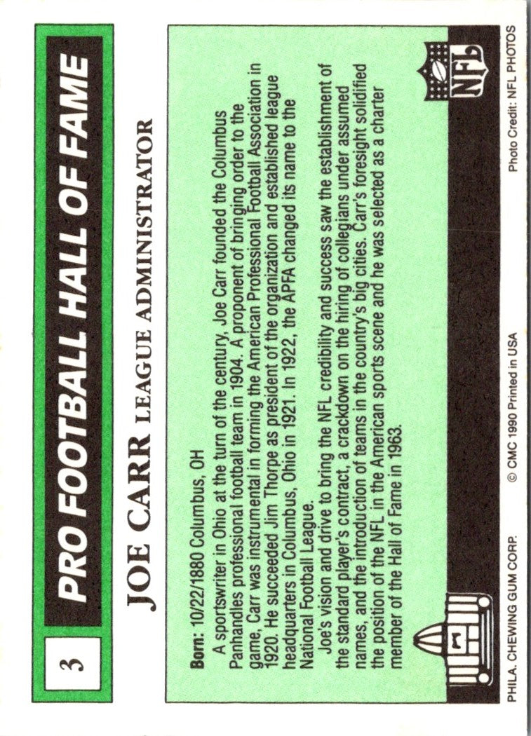 1990 Swell Greats Joe Carr