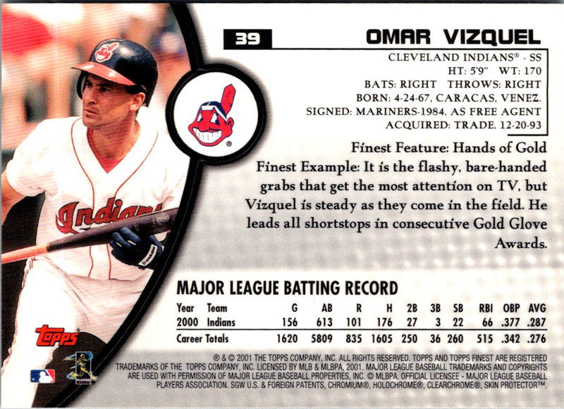 2001 Finest Omar Vizquel