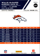 2012 Score Willis McGahee