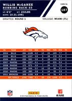 2012 Score Willis McGahee #187