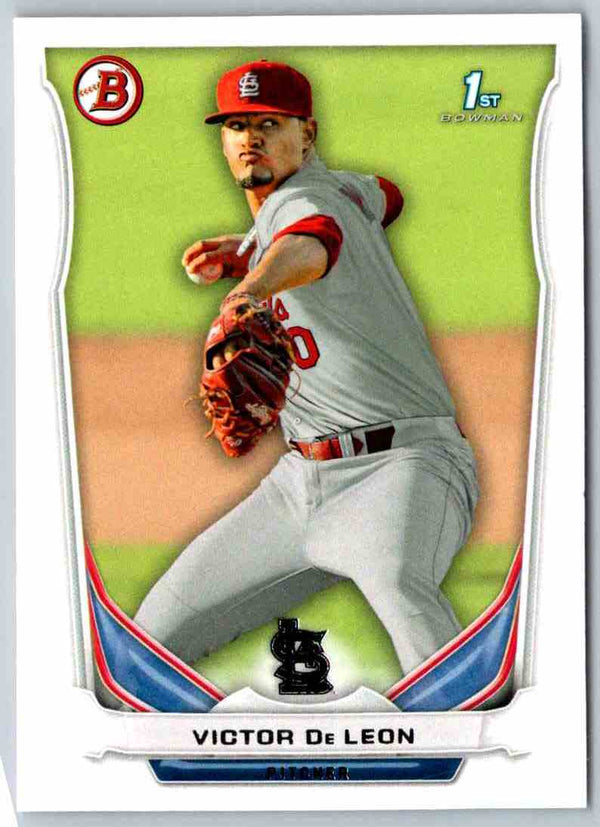 2014 Bowman Victor De Leon #BP101