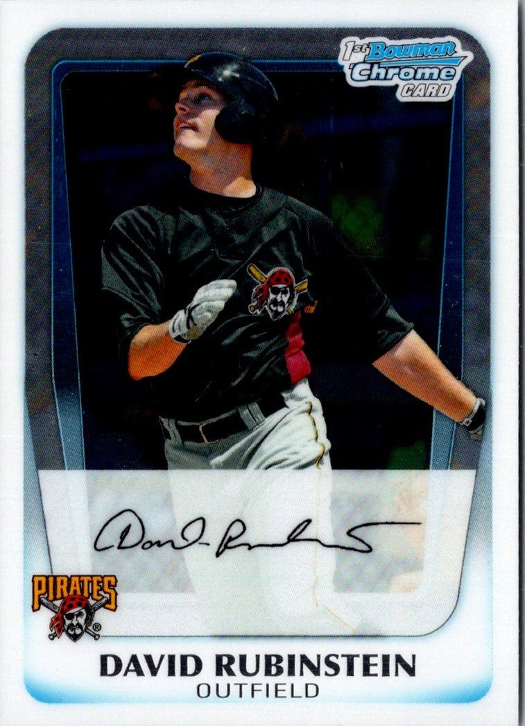 2011 Bowman Chrome Prospects David Rubinstein