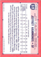 1991 Topps Traded Jeffrey Hammonds #51T Rookie