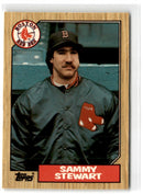 1987 Topps Tiffany Sammy Stewart