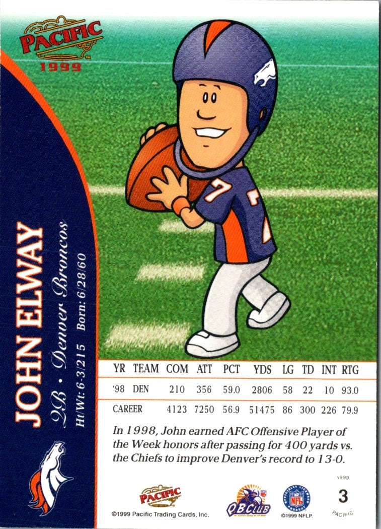 1999 Pacific John Elway