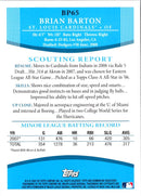 2008 Bowman Prospects Brian Barton