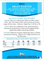 2008 Bowman Prospects Brian Barton #BP65