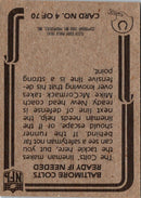 1980 Fleer Team Action Stickers Baltimore Colts Helmet