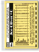 1990 Topps Tiffany Joe Oliver