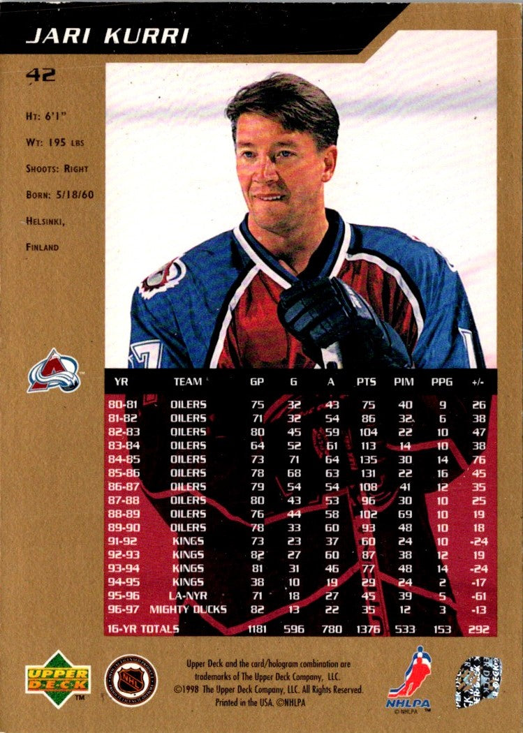 1997 SP Authentic Jari Kurri