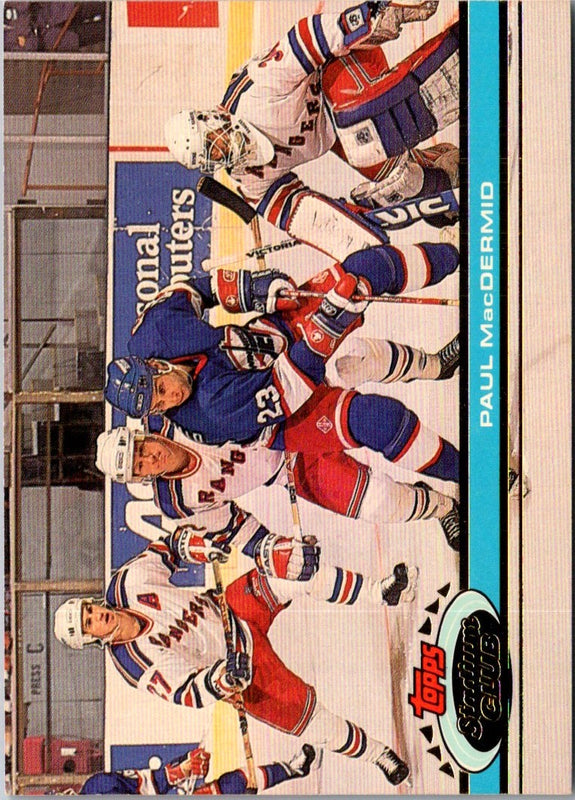 1991 Stadium Club Paul MacDermid #254